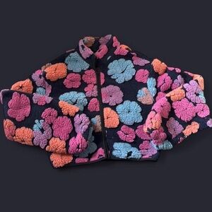 Cider Multicolor Floral Puffer Jacket